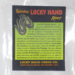 Lucky Hand Root